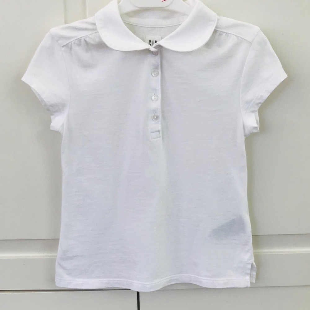 Gap Kids White Polo Shirt XS